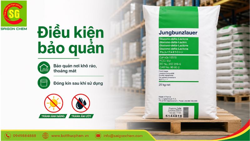 Điều kiện bảo quản đường nho Pháp